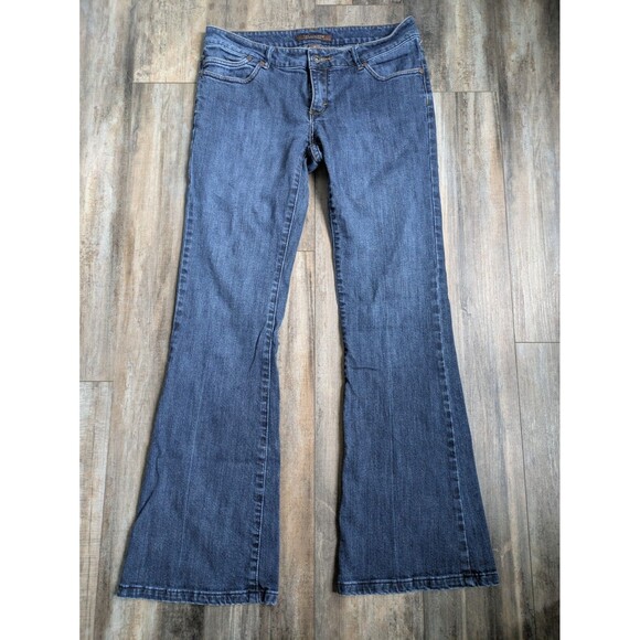 The Limited Jeans Flare Leg Mid-Rise Medium Wash Y2K Kendrick Lamar Women's 10 - Picture 1 of 5